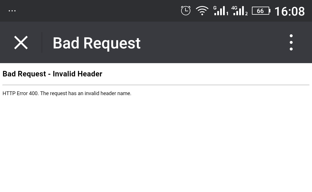 微信公眾號怎么會出現(xiàn)Bad Request-Invalid Header錯(cuò)誤